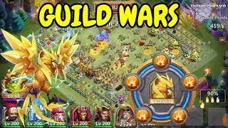 Guild Wars With 20 Breakthrough Lazulix l Castle Clash