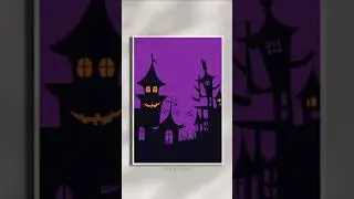 Haunthill &mdash; Minimalist Abstract Halloween Wall Art