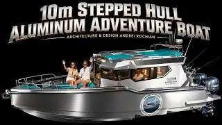 10m Stepped Hull Aluminum Adventure Boat   Architecture&Design Andrei Rochian