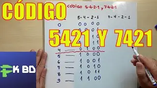 CÓDIGO BCD 5421 y BCD 7421 (Conversión a Decimal) - Electrónica Digital - Sistemas Numéricos
