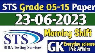 Sukkur IBA Intermediate category today's paper 23-06-2023 | Morning Shift | GK Science Pak Affairs