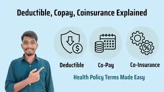 Deductibles, Copays, Co-insurance Explained &mdash; Easy Telugu Guide for Beginners