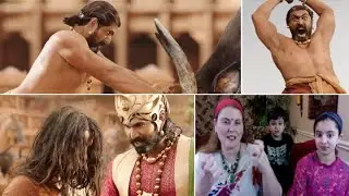 BHALLALDEVA EPIC ENTRY SCENE, BULL FIGHT: Baahubali The Beginning / AMERICANS REACTION