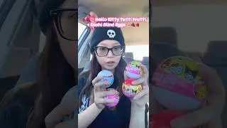 Брелоки-слепки Hello Kitty &laquo;Фрукты и суши&raquo;! #hellokitty #sanrio #blindbox #blindboxopening #fiveb...