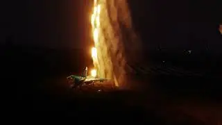 Su-27 Oil Tanker Attack Evening Rainstorm DCS