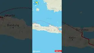 Jakarta - Patrang (Jember Regency) #trending #travel #touring #maps #shorts