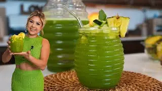 A Very Refreshing PEPINO CON LIM&Oacute;N Y PI&Ntilde;A Agua Fresca 🥒 🍋&zwj;🟩 🍍