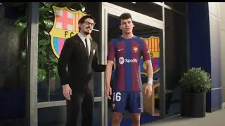 EA Sports FC 24 FC Barcelona Manager Career Mode - Messi or Mbappe?? Live 🔴#2