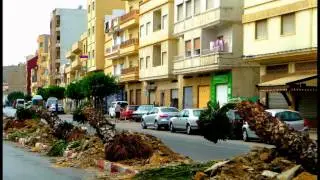 توسيع و اصلاح شارع اركايع الذي يمر بحي ادراوة - طنجة - أكتوبر2015 - Tanger