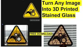 Easy Way To Make Fake 3d Printed Stained Glass