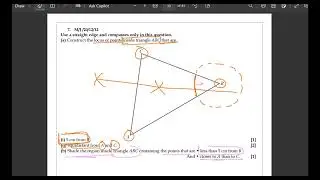 Loci And Constructions - Past Paper Practice O level / IGCSE Maths !!!