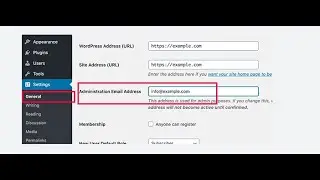 How to Change admin email id in WordPress | Change WordPress admin Email #WordPressAdminEmailChange