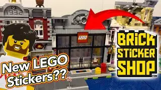 Обзор магазина наклеек Brick: максимальное обновление деталей LEGO