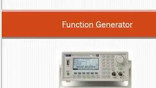 FONKSİYON JENERATÖRLERİ (function generators)