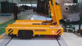 Steel Ladle Transfer Car Motorised Railway Trolleys Battery Operated Transfer Cars BXC 8T