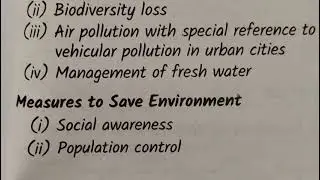 Environment and Sustainable Development | Class 12 Economics Notes | Quick Revision