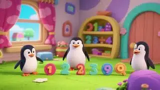 Preschool Counting Penguins Song | Counting Nursery Rhymes & Kids Songs