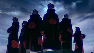 RAINY NARUTO | AKATSUKI RAIN SOUNDS | 1-hour