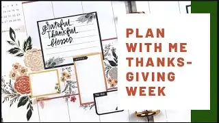 Happy Planner Thanksgiving Spread