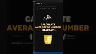 Calculate average of number in array - JavaScript Interview Questions - 