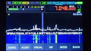 W1AW CW BULLETIN PRACTICE DECODE ON THE MACHILITE DSP SDR RECEIVER 9-10-2021