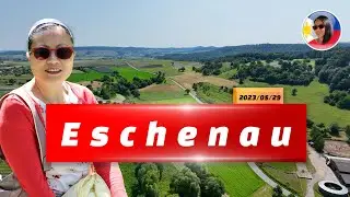 Panorama Echenau bei Heilbronn in Baden Wuerttemberg