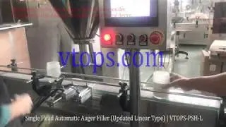 Single Head Automatic Auger Powder Filler (Updated Linear Type) | VTOPS-PSH-L