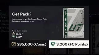 285k Elite Season Opener Pack Double Walkout..... (EA FC 24)