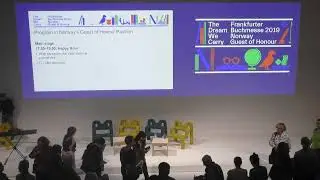 Frankfurt Bookfair 2019 Livestream // Thursday // 17.10.2019