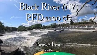 Black River (NY) PFD, 1100 cfs, Beaver Fest 2025, 2025-08-29
