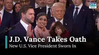 Historic Moment: J.D. Vance Takes Oath as U.S. Vice President | DRM News | AC15