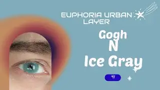 Euphoria Urban Layer Lens - Gogh N Ice Gray #renklilens #urbanlayer #mavilens