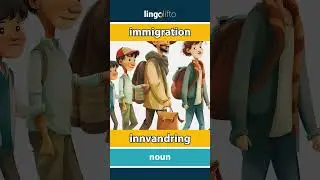🇬🇧🇳🇴 immigration - innvandring : learn English : la oss l&aelig;re engelsk