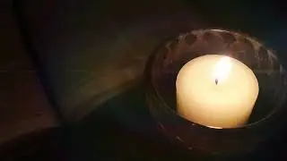 Christian Background: Bible Candle HD