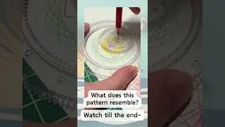 Satisfying geometric patterns Spirograph art #403