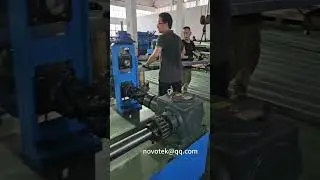 Pre-Cut Purlin Roll Forming Machine #rollformingmachine