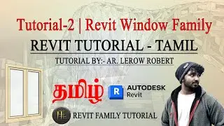 Revit Window Family Tamil Tutorial | TUTORIAL-2 | Beginners tutorial #revit #tamil #tutorial #window