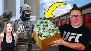BOX OF MONEY Found In IDENTITY THIEF'S Storage Unit! Storage Unit Finds!
