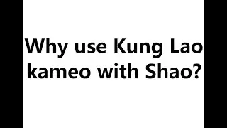 General Shao With Kung Lao Kameo Is Amazing