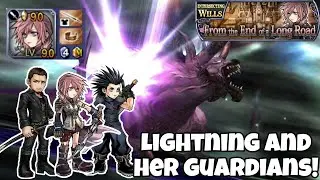 [DFFOO] Thunder and Swords! Zack Carries Bronze Lightning, No Friend Support in Lightning IW Shinryu