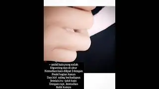 cara membuat konektor masker tanpa mesin jahit 👆