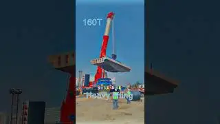 SANJAY 500T lifting with Pier cap 160T#mechanical #challenge