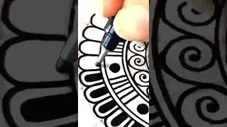 mandala art for beginners part-3 #easy #creative #mandalaart #art #mandala#series