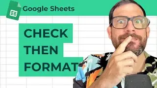 Условное форматирование с помощью флажков в Google Таблицах