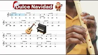 C&oacute;mo Tocar Dulce Navidad en Flauta Dulce (Navidad, Navidad)🎄 Partitura F&aacute;cil + Tutorial Paso a Paso