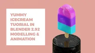 Blender 2.92 Icecream Tutorial | Modelling & Animation