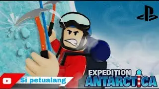 Aku dan temanku menjelajahi Antarctica