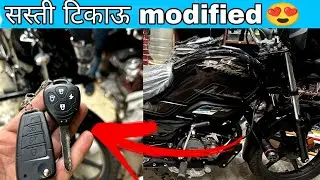 2024 Hero Super Splendor Modification 🔥 | Super Splendor centre lock install | Cheap Modified