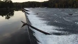 Savannah River Lock & Dam overview with a DJI Mini 2 Drone