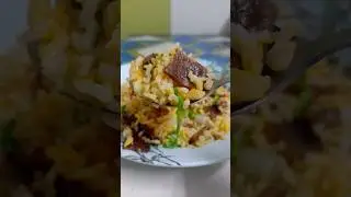 Easy & Quick Bak Kwa Golden #friedrice  #friedricerecipe #friedricecooking